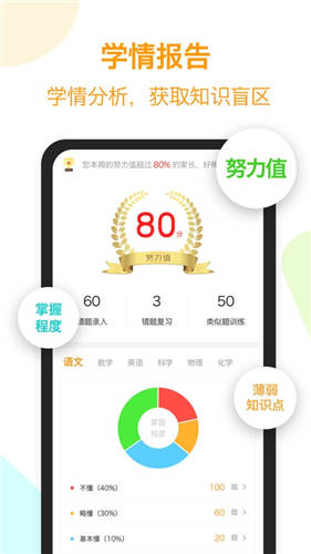 橙果错题本app