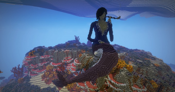 《我的世界》玩家提供海洋怪物新灵感 来自神话的美人鱼成为首选