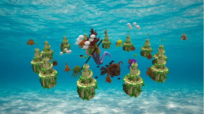 《我的世界》玩家提供海洋怪物新灵感 来自神话的美人鱼成为首选