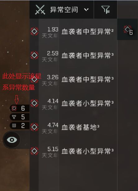 EVE星战前夜无烬星河手游刷怪攻略 异常点怎么刷怪