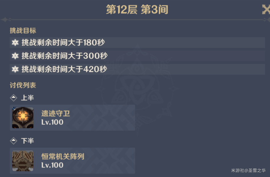 原神2.1版本深境螺旋12层打法攻略
