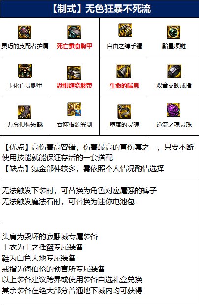 dnf110级剑魂装备怎么搭配 110级剑魂装备搭配推荐